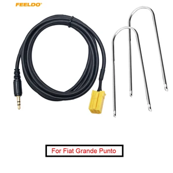 FEELDO 1 комплект автомобильного стереосистемного кабеля Aux-адаптера 3,5 ММ аудиоплеера для Fiat Grande Punto Alfa 159 # AM4433