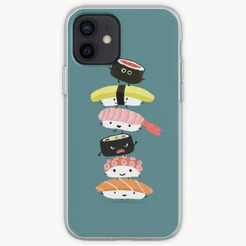 Sushi Stack Iphone Tough Case Чехол для телефона Настраиваемый для iPhone 6 6S 7 8 Plus X XS XR Max 11 12 13 14 Pro Max Mini Cover Мягкий