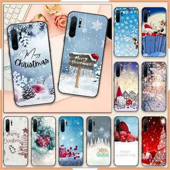 счастливого Рождества, снежинка, зимние новогодние подарки, Чехол Для Телефона Huawei honor Mate 30 40 50 20 8 70 5 9 10 Pro P x i s y Lite nova