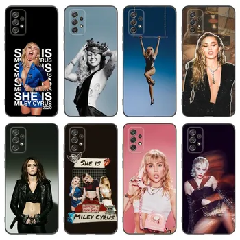 Чехол для телефона Singer M-Miley C-Cyrus для Samsung Galaxy A13, A21s, A22, A31, A32, A52, A53, A71, A80, A91, мягкий черный чехол для телефона