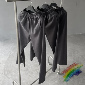 Черные СПОРТИВНЫЕ ШТАНЫ FAR ARCHIVE Для мужчин И женщин 1: 1, высококачественные Бесшовные Прямые брюки для бега трусцой, тренировочные брюки на шнурке