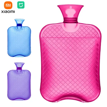 2000 мл толстые бутылки с горячей водой Xiaomi Mijia, портативная теплая грелка для рук, карманная грелка для рук и ног для девочек, бутылка с теплой водой для рук и ног