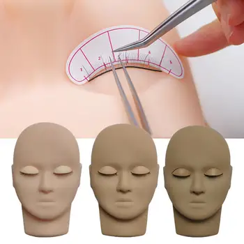 Имитация головы манекена со съемными веками, Многофункциональное наращивание накладных ресниц, набор для макияжа модели головы