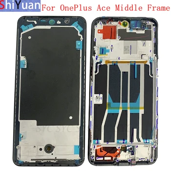 Корпус Средняя рамка ЖК-панель для телефона OnePlus Ace Запасные части в металлической ЖК-рамке
