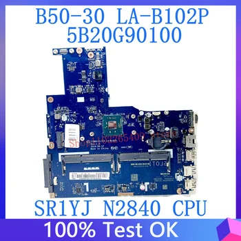 Материнская плата ZIWB0/B1/E0 LA-B102P 5B20G90100 Для Lenovo B50-30 E50-30 E40-30 Материнская плата ноутбука с процессором SR1YJ N2840 100% Протестирована В порядке