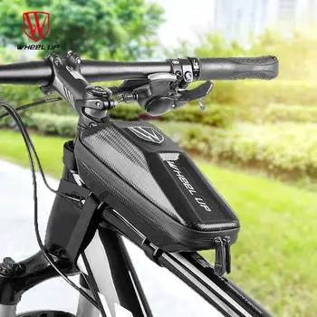 Сумка для горного велосипеда 3D Hard Shell Wheelup EVA Сумка с легким крючком Водонепроницаемые узкие боковые ламинированные корзины MTB