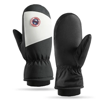 Зимние лыжные перчатки, ветрозащитные перчатки для снега, дизайн с сенсорным экраном для удобства использования устройства, прочные и теплые, доступны в нескольких цветах