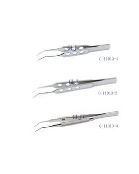 Щипцы для завязывания под углом 45 ° с платформой для завязывания 4,5 мм, Офтальмохирургические Инструменты из нержавеющей стали