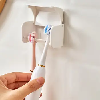 Компактный органайзер для зубных щеток, Компактный автоматический держатель для зубных щеток, Настенный органайзер для хранения в ванной комнате