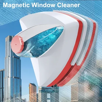 Двусторонний магнитный очиститель окон Автоматическая подача воды Щетка для стеклоочистителя Робот-стеклоочиститель Бытовые инструменты для уборки