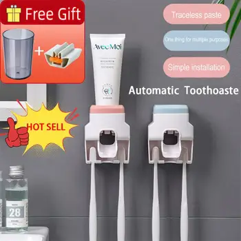 Универсальная настенная автоматическая соковыжималка для зубной пасты Lazy Man Artifact, Соковыжималка для зубной пасты, Аксессуары для кухни