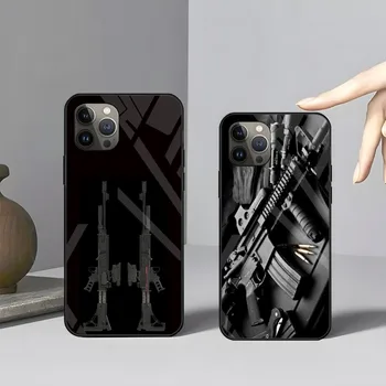 Чехол для телефона The Military Weapon Из Закаленного Стекла Для Apple iPhone 13 14 12 Mini 11 Pro Max X XS XR SE 2020 6 6S 7 8 Plus Cover