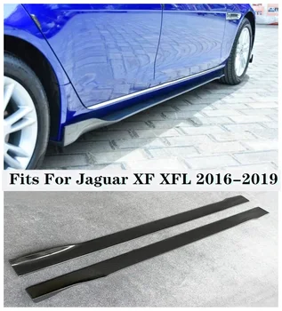 Подходит для Jaguar XF XFL 2016 2017 2018 2019 Высокое Качество 2 шт./1 компл. Боковые Юбки Из Углеродного Волокна, Разветвители, Протектор