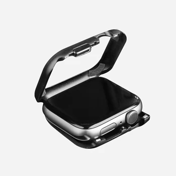 Магнитный противоударный чехол для Apple Watch Металлический корпус Алюминиевый металлический бампер Apple Watch
