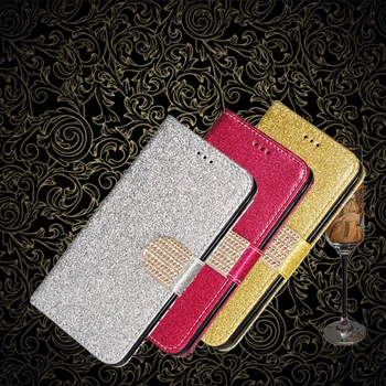 Кожаный бумажник с бриллиантами, кожаный чехол для телефона ASUS ZenFone 7 Pro ZS670KS ZS671KS