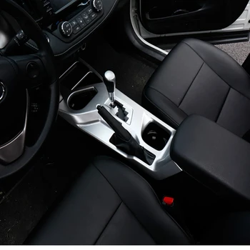 Для Toyota RAV4 RAV 4 LHD 2016 2017 2018 Внутренняя Центральная Общая крышка коробки переключения передач Отделка панели Стакана для воды Аксессуары для укладки автомобилей