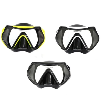 Объектив из закаленного стекла 448D, профессиональные маски для подводного плавания, противотуманные очки для подводного плавания