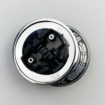 57 мм серебристо-черное лавровое кольцо, звезда, логотип, эмблема на переднем капоте, прочный и водонепроницаемый для Mercedes Benz W204 C Class