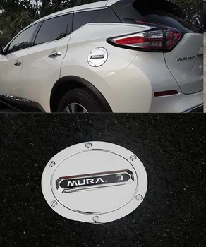 Крышка топливного бака для бензобака с черными надписями на 2015-2021 годы Стиль оформления автомобильных аксессуаров Nissan Murano Molding