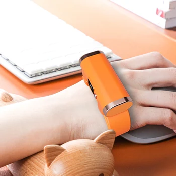 Мини-грелка для рук с силиконовым браслетом, прочная перезаряжаемая грелка для рук для занятий спортом на открытом воздухе