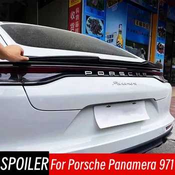 На 2017-2021 Porsche Panamera 971 Обвес Из Углеродного Волокна Задняя Крышка Багажника Спойлер Багажника Крылья Аксессуары Для Тюнинга Экстерьера Автомобиля
