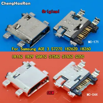 ChengHaoRan 10x Micro USB разъем Зарядный порт Разъем док-станция для Samsung ACE 3 S7270 I8262D I8260 I8162 I829 S6812 S7582