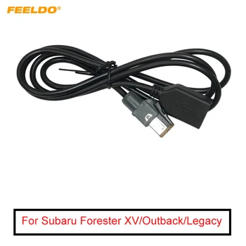 FEELDO 1 шт. автомобильный аудиосистема USB AUX-In кабель-адаптер 4-контактный разъем для Subaru Forester XV/Outback/Legacy #FD5662