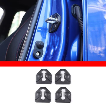 Для Subaru WRX 2021 2022 2023 ABS Матовый Черный Автомобильный Дверной Замок Протектор Защелки Стопорные Крышки Автомобильные Аксессуары