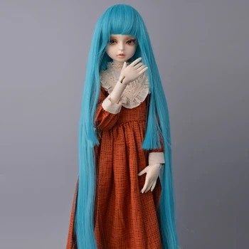 Aidolla 1/3 DIY BJD Кукольный парик с длинной прямой челкой принцессы, парик из высокотемпературного волокна, кукольные аксессуары для подарка девушке