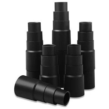 6 адаптеров для пылесоса, 4 слоя черного пластикового шланга, редуктор, переходник для шланга, пылесос от 25 мм до 42 мм