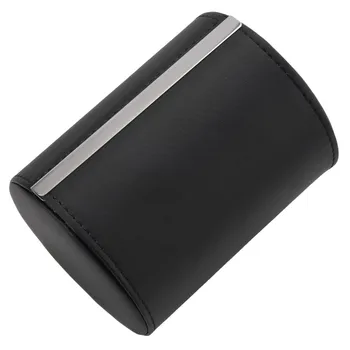 Черный галстук, футляр для хранения галстука, подарочная коробка для путешествий, форма цилиндра