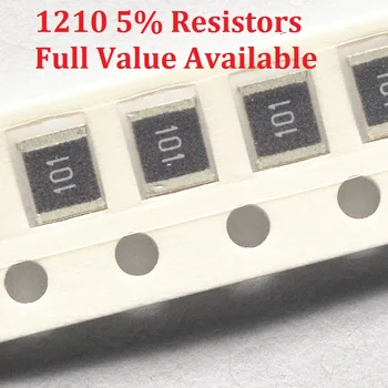 100 шт./лот SMD Чип-резистор 1210 150K/160K/180K/200K/220K/Ом 5% Сопротивление 150/160/180/200/220/K Резисторов Бесплатная доставка