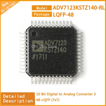 5 шт./лот Новый ADV7123KSSTZ140-RL ADV7123 10-битный цифроаналоговый преобразователь 3 48-LQFP (7x7)
