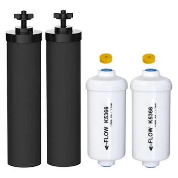 Детали для 2-х BB9-2 и 2-х Фторидных Фильтров для воды PF-2, Совместимых С Системой Гравитационной фильтрации воды Black Berkey