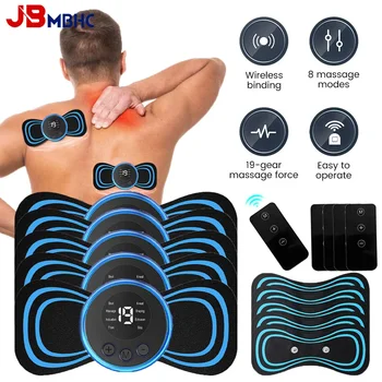EMS Массажер для шеи, Электрическое устройство для массажа шейных позвонков для снятия мышечной боли, релаксации плеч, инструмент дистанционного управления