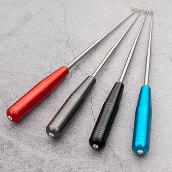 Нескользящая алюминиевая ручка из нержавеющей стали, съемник рыболовных крючков, алюминиевый крючковый экстрактор, устройство для отсоединения рыболовных крючков.