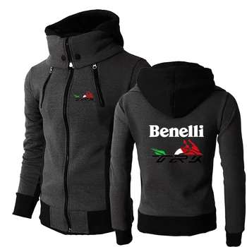 Benelli TRK 502X 2023, осенне-зимняя новая мужская модная толстовка на молнии, высококачественная куртка для отдыха и удобная спортивная куртка.